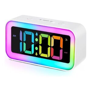 Kids Rainbow Light Alarm Clock 🌈